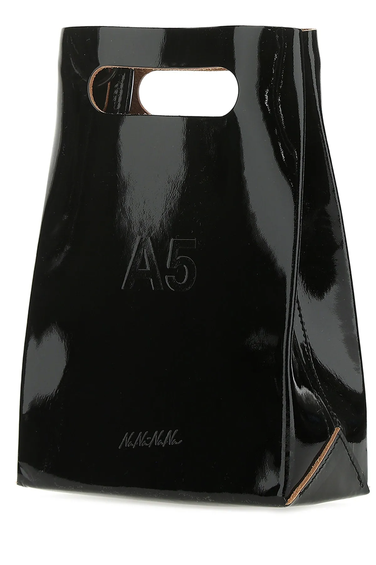 Nana-nana A5 Logo Embossed Shoulder Bag
