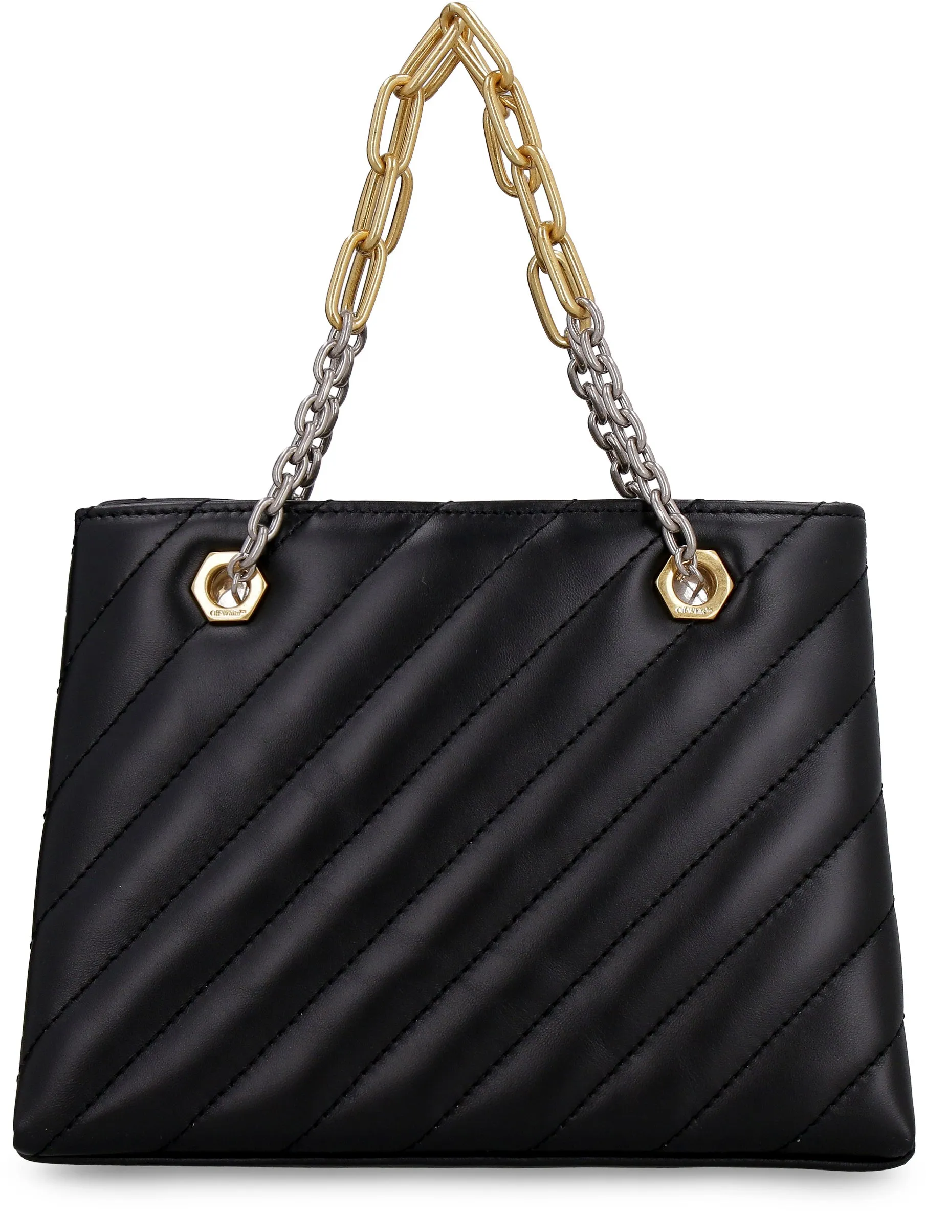 Off-White Jackhammer 25 Logo Plaque Tote Bag