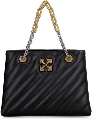 Off-White Jackhammer 25 Logo Plaque Tote Bag
