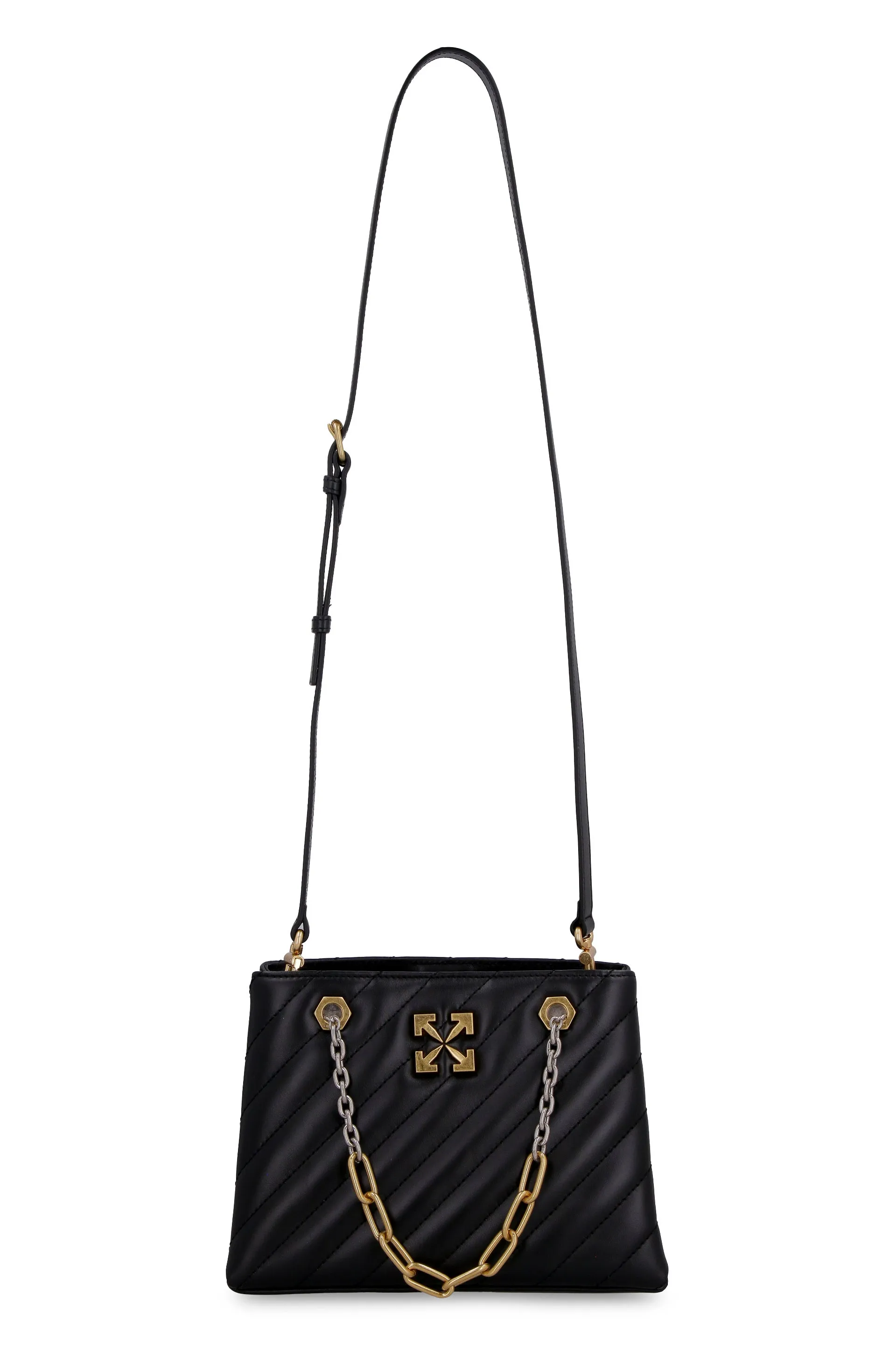 Off-White Jackhammer 25 Logo Plaque Tote Bag
