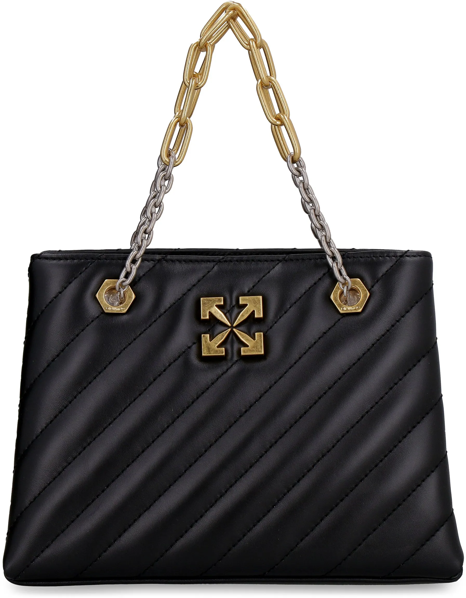 Off-White Jackhammer 25 Logo Plaque Tote Bag