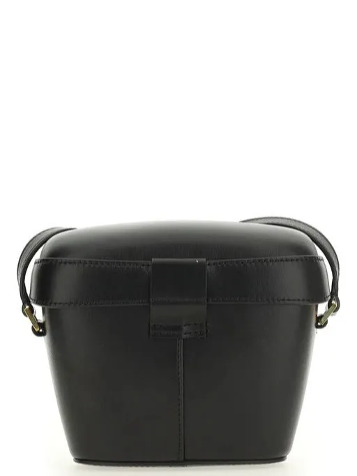 Palm Angels Padlock Logo Printed Strapped Crossbody Bag