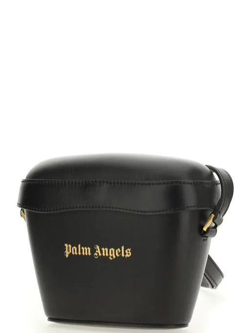 Palm Angels Padlock Logo Printed Strapped Crossbody Bag