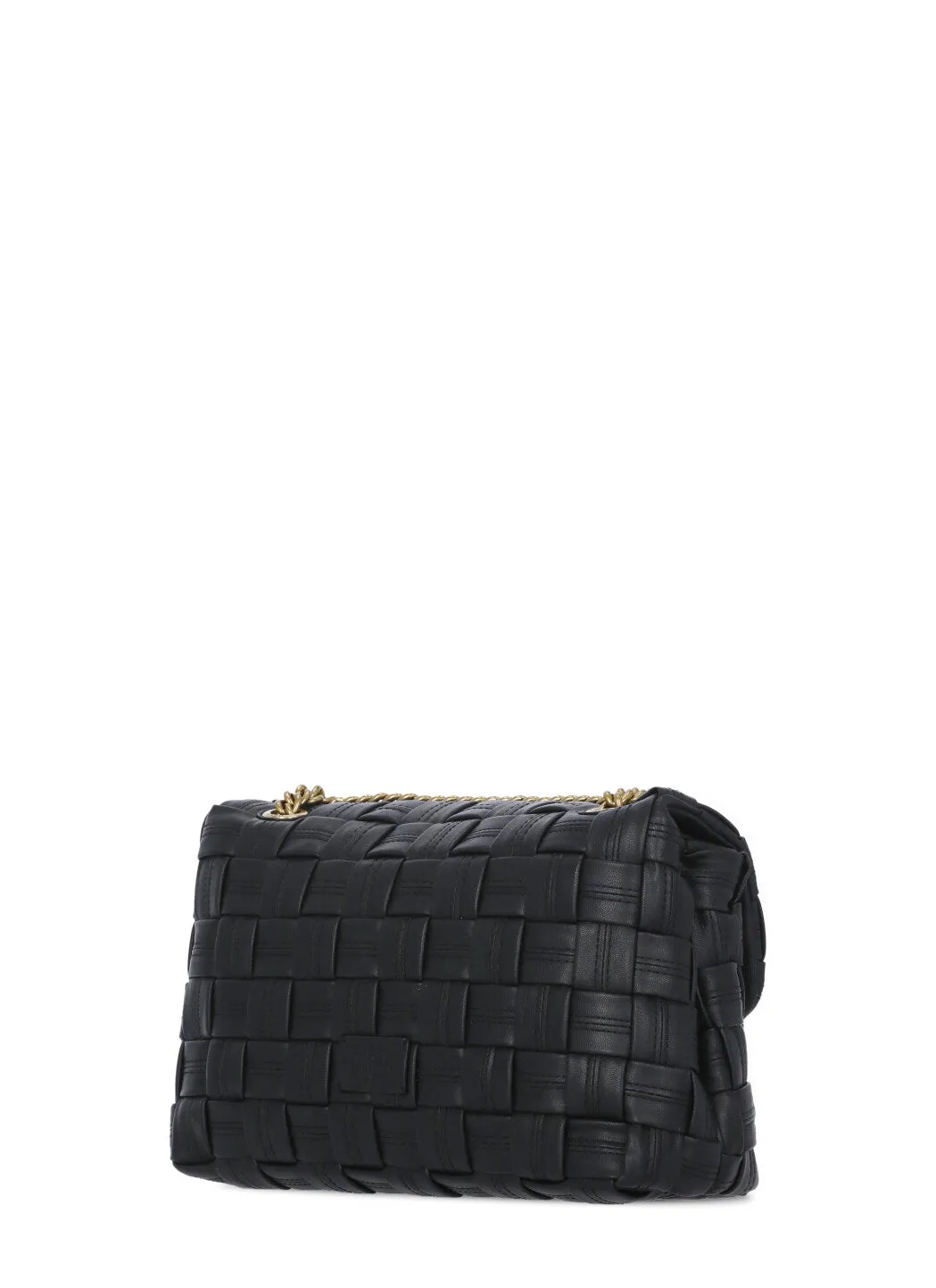 Pinko Classic Love Logo Plaque Foldover Shoulder Bag
