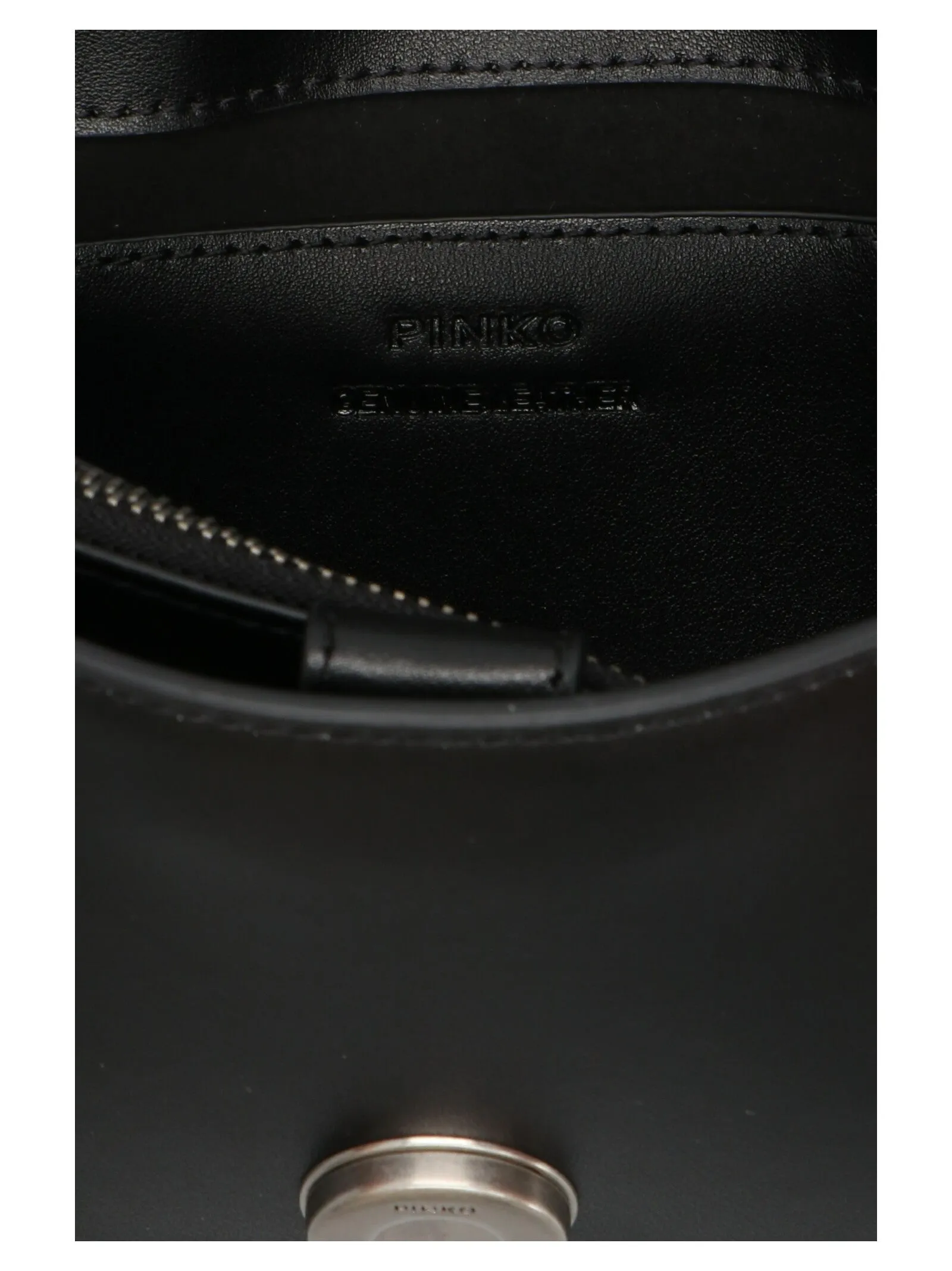 Pinko Love Icon Logo Buckled Mini Shoulder Bag