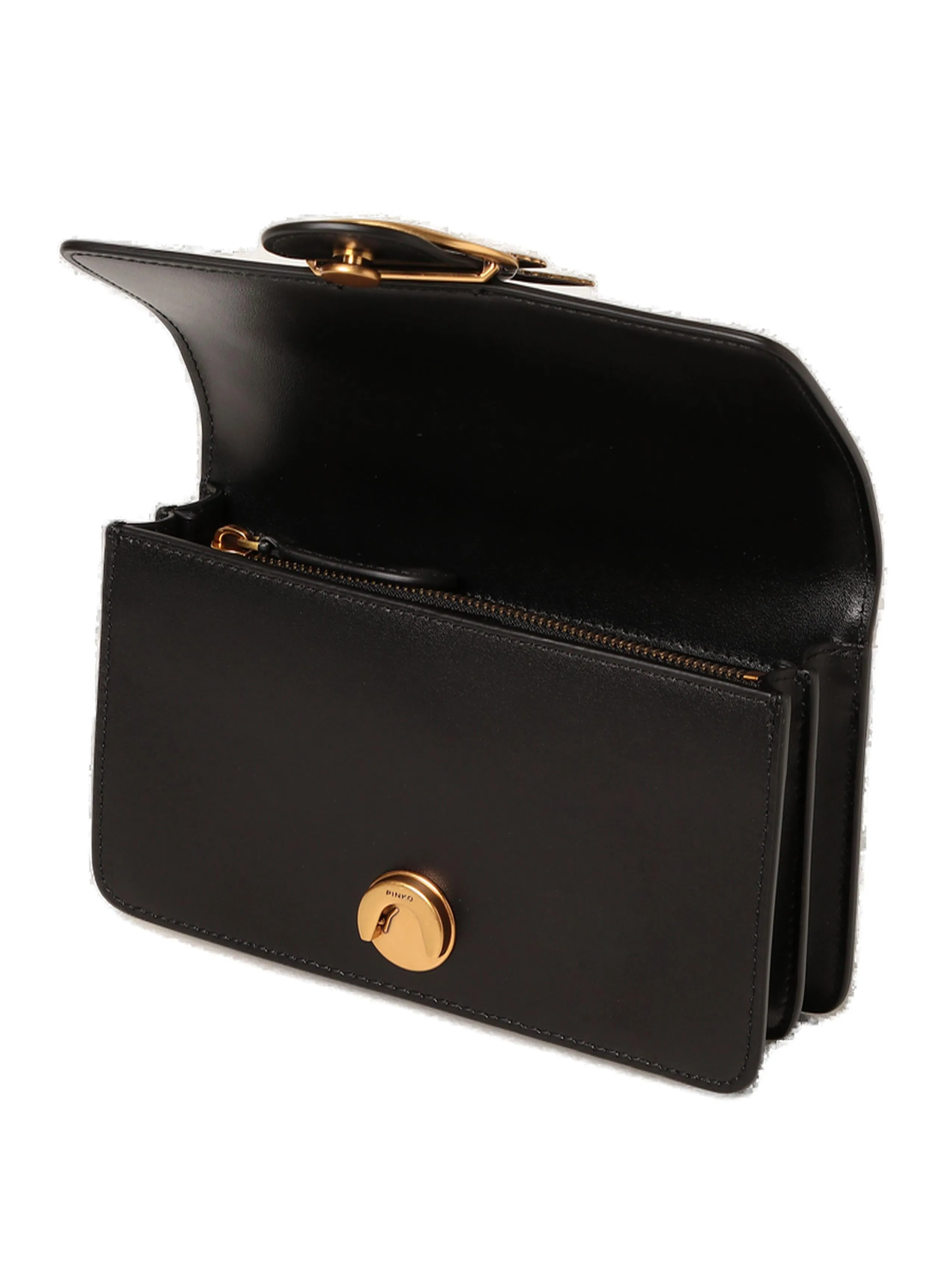 Pinko Love Logo Plaque Mini Shoulder Bag