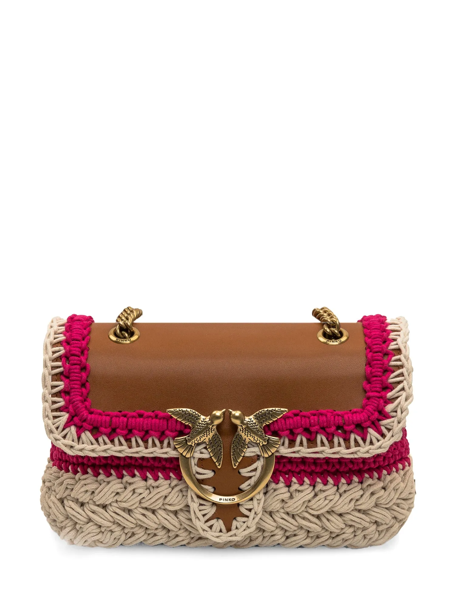 Pinko Mini Love Crochet Shoulder Bag