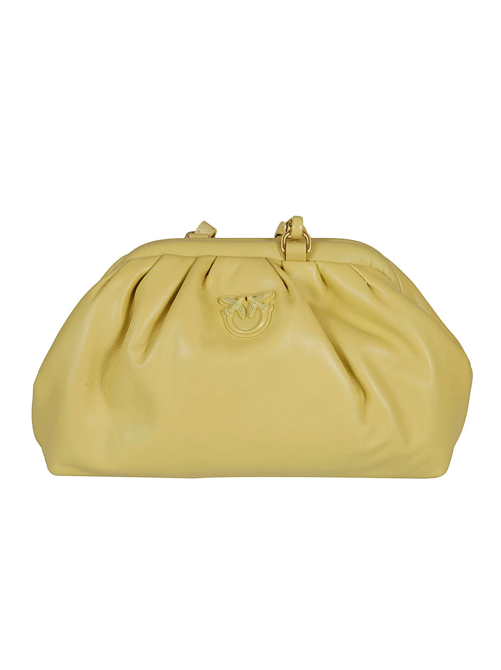 Pinko Pochette Chain Logo Plaque Mini Clutch Bag