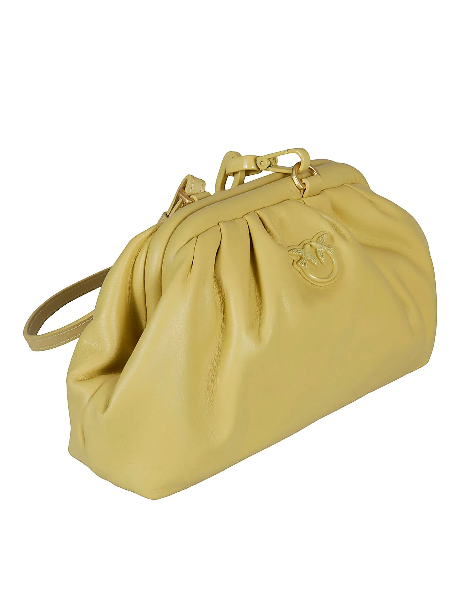 Pinko Pochette Chain Logo Plaque Mini Clutch Bag