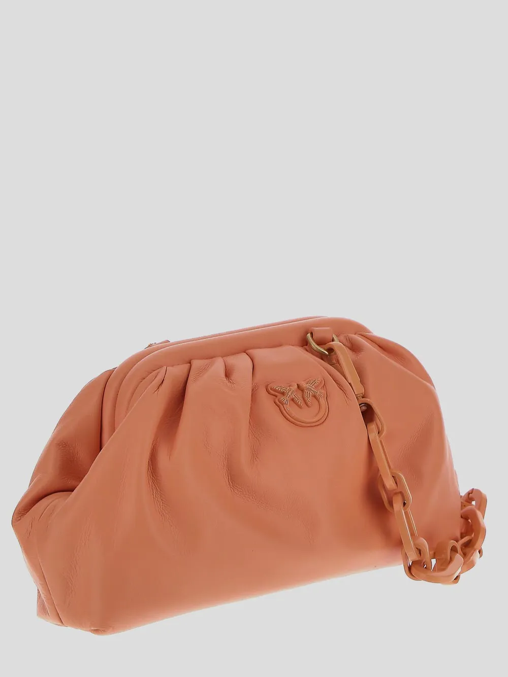 Pinko Pochette Chain Logo Plaque Mini Clutch Bag