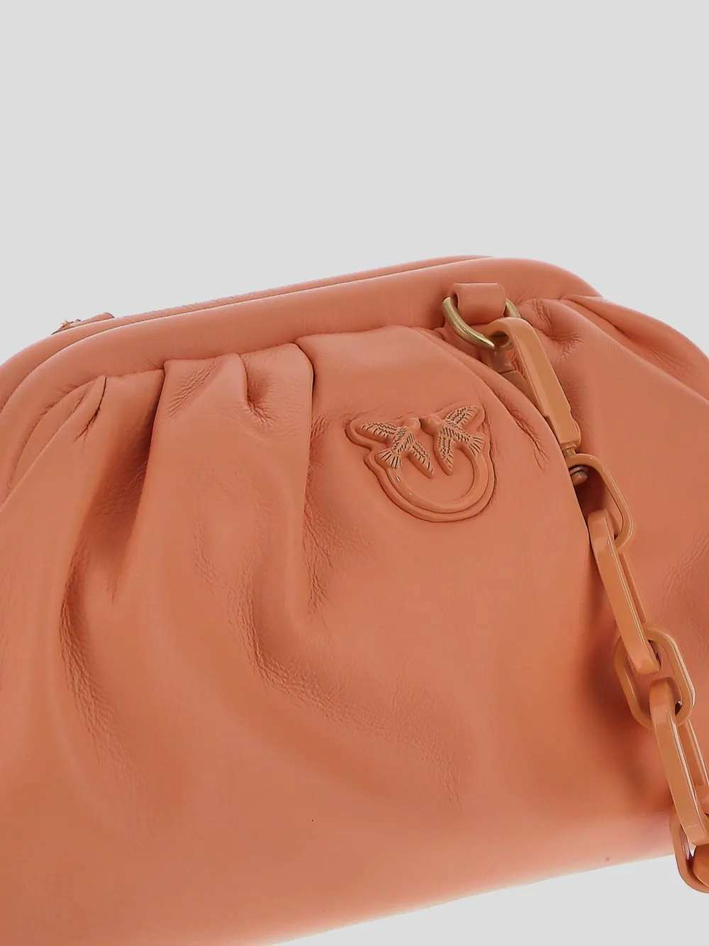 Pinko Pochette Chain Logo Plaque Mini Clutch Bag