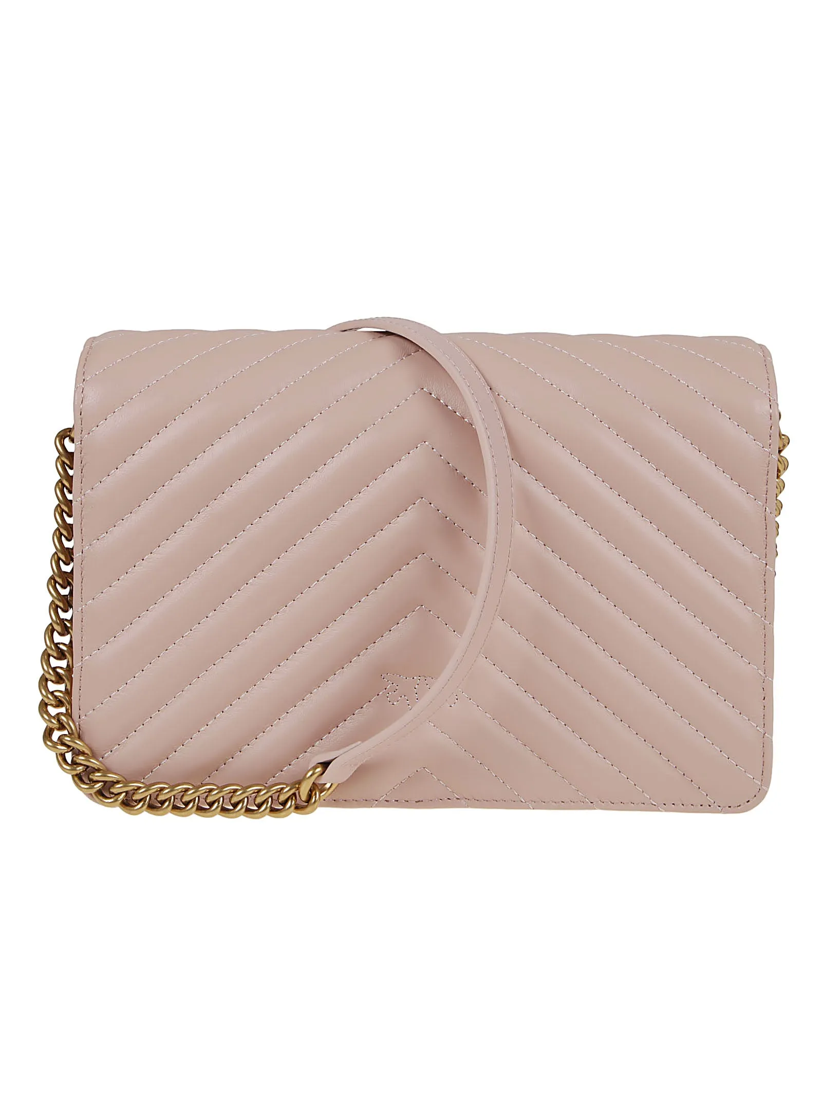 Pinko Quilted Mini Love Crossbody Bag