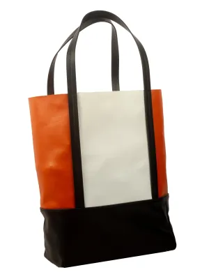 Plan C Colour Block Shopper Tote Bag