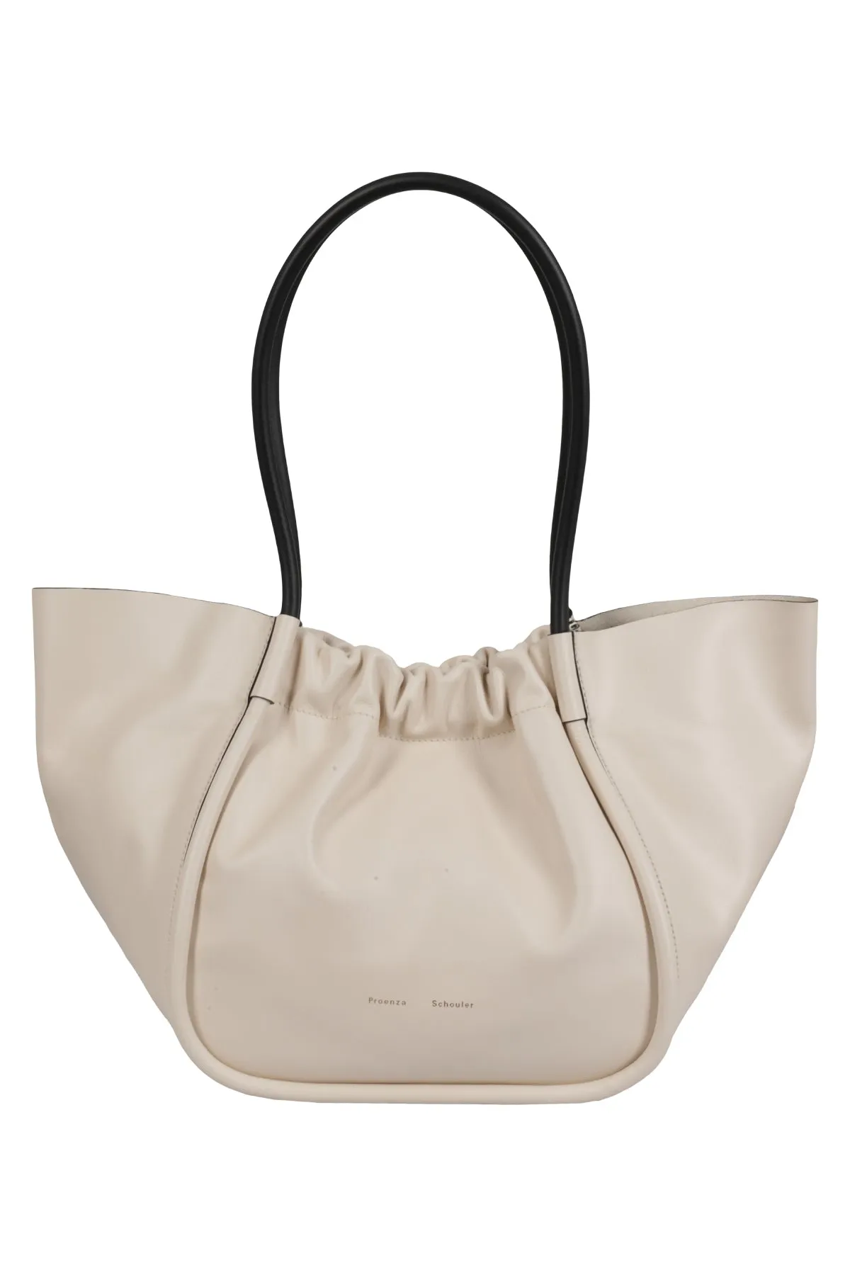 Proenza Schouler Logo Printed Gathered-Panel Tote Bag