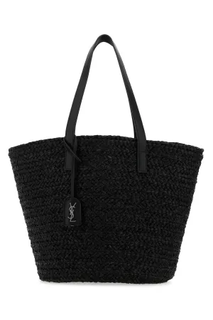 Saint Laurent Logo Detailed Tote Bag