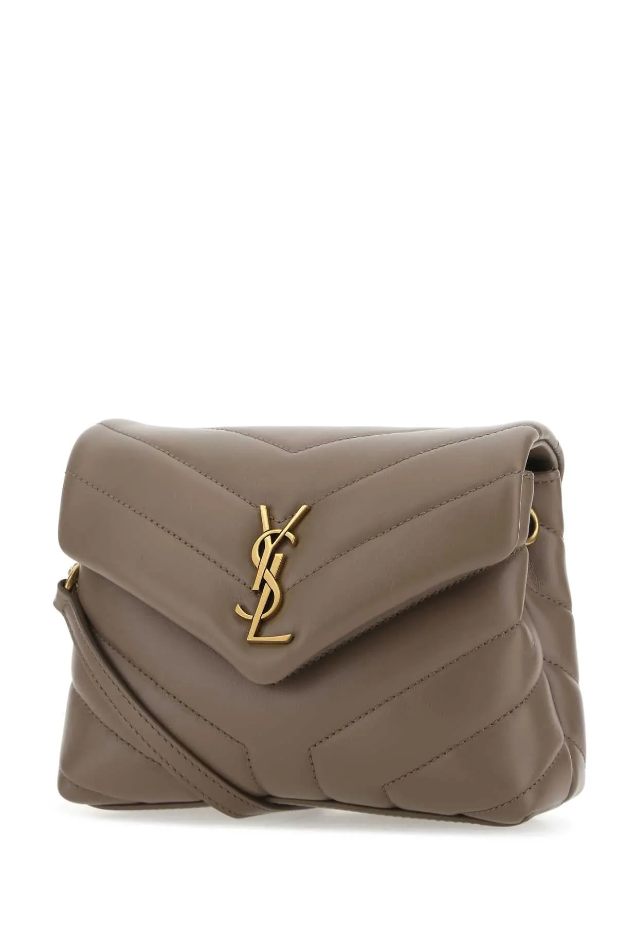 Saint Laurent Loulou Toy Logo Plaque Crossbody Bag