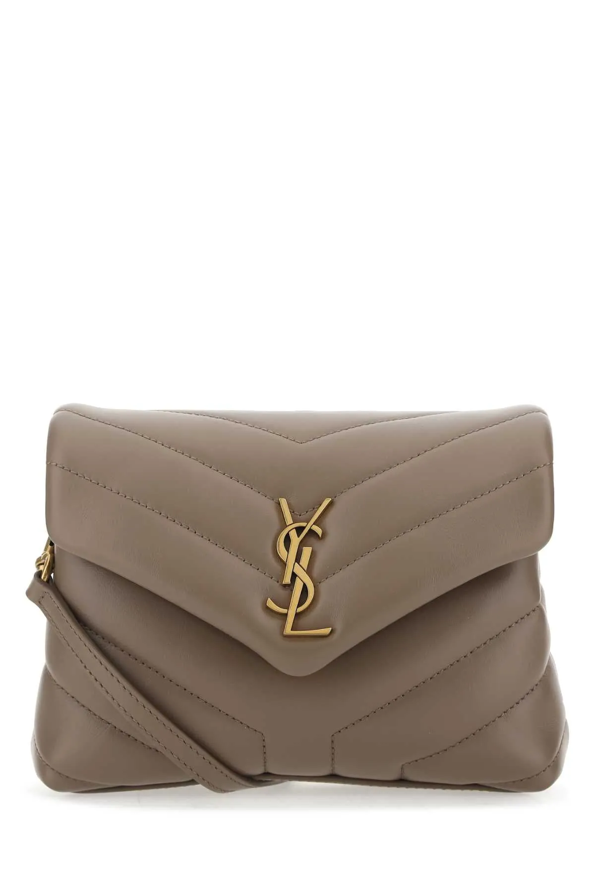Saint Laurent Loulou Toy Logo Plaque Crossbody Bag
