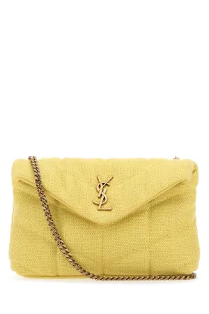 Saint Laurent Puffer Toy Logo Plaque Crossbody Bag