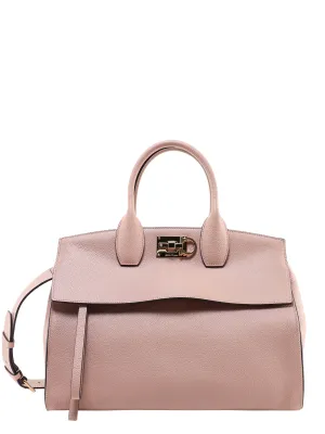 Salvatore Ferragamo Gancini Flip-Lock Fastened Tote Bag