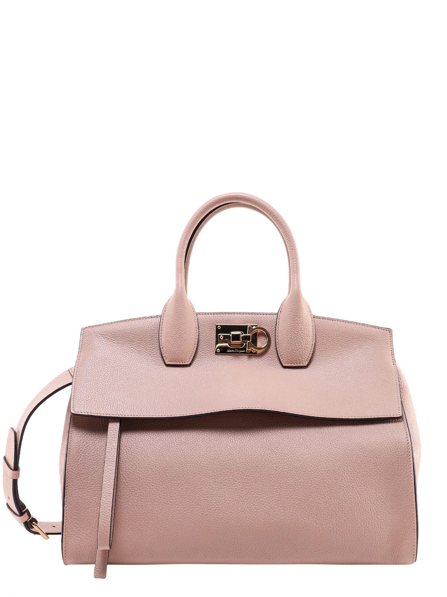 Salvatore Ferragamo Gancini Flip-Lock Fastened Tote Bag