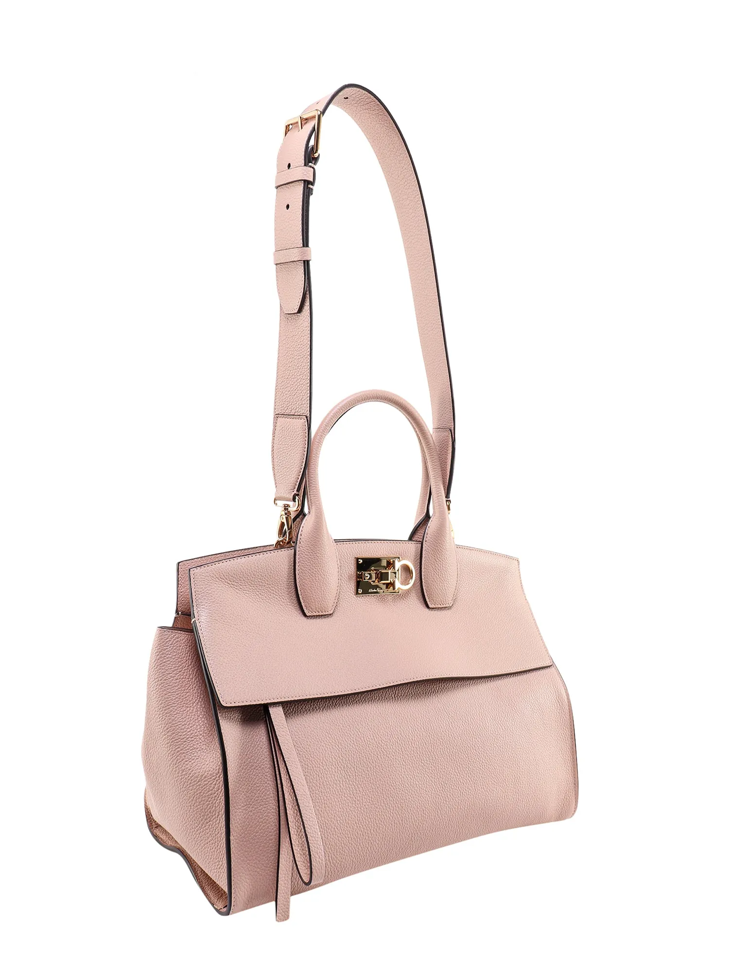 Salvatore Ferragamo Gancini Flip-Lock Fastened Tote Bag