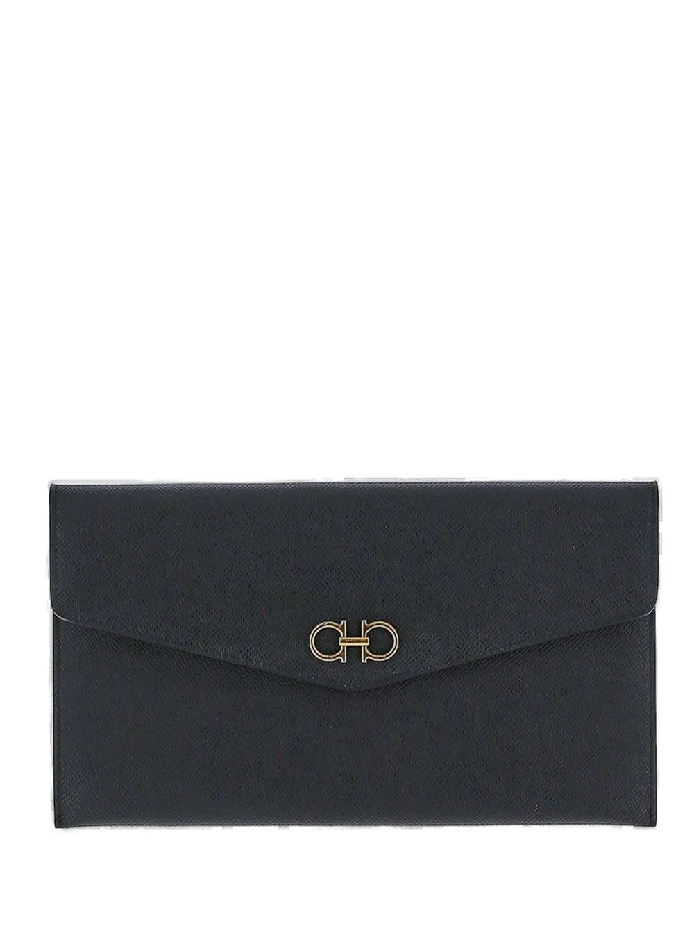 Salvatore Ferragamo Gancini Snap Fastened Clutch Bag