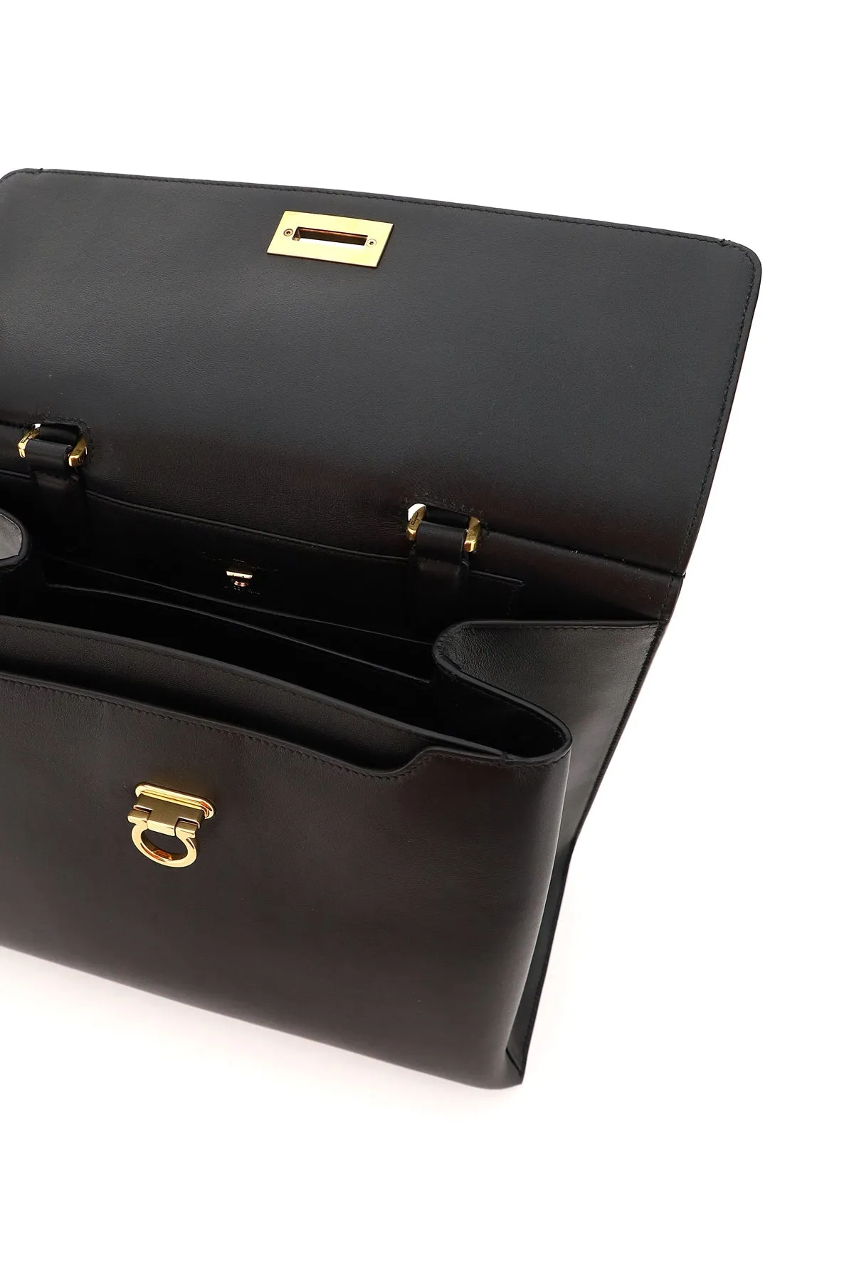 Salvatore Ferragamo Trifolio Medium Top-Handle Bag