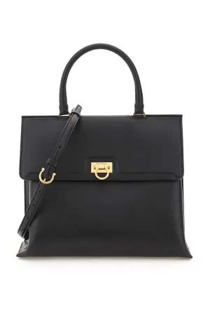 Salvatore Ferragamo Trifolio Medium Top-Handle Bag