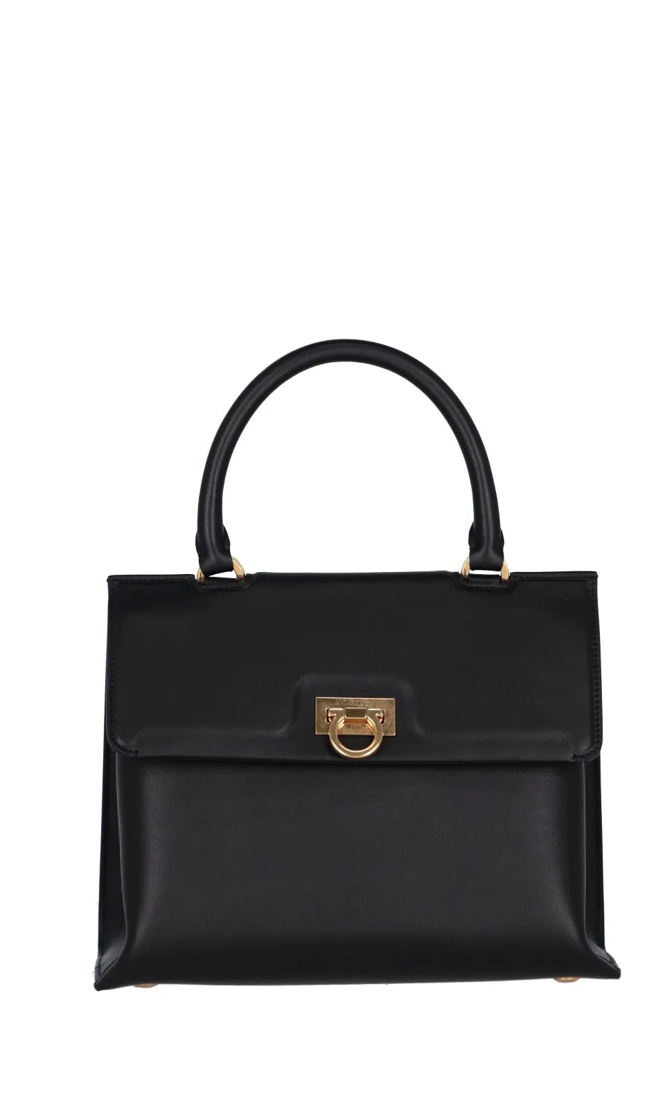 Salvatore Ferragamo Trifolio Small Top-Handle Bag