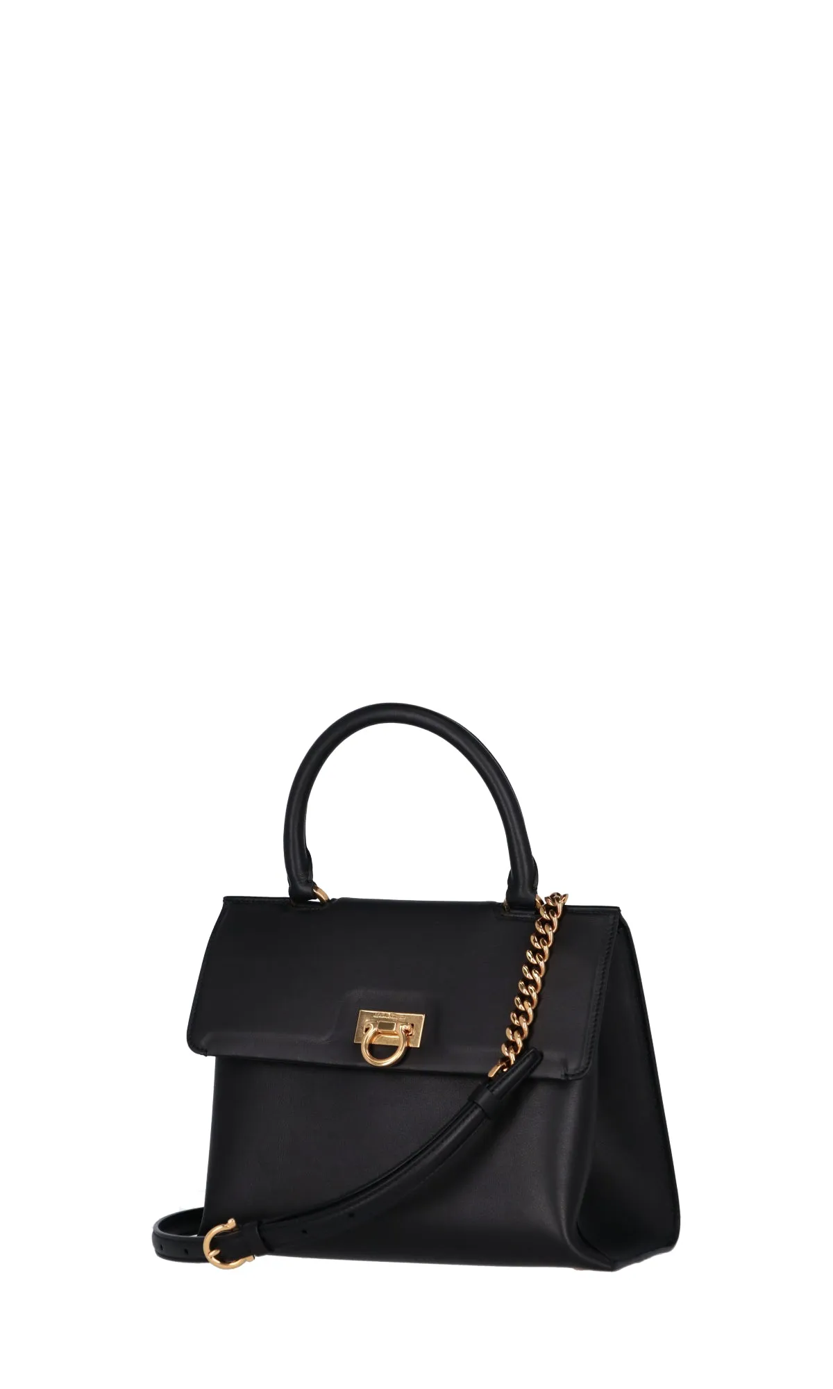 Salvatore Ferragamo Trifolio Small Top-Handle Bag
