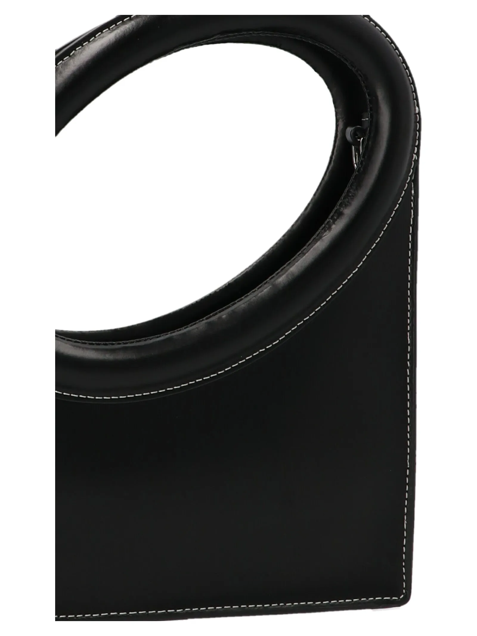 Staud Limone Logo Embossed Tote Bag