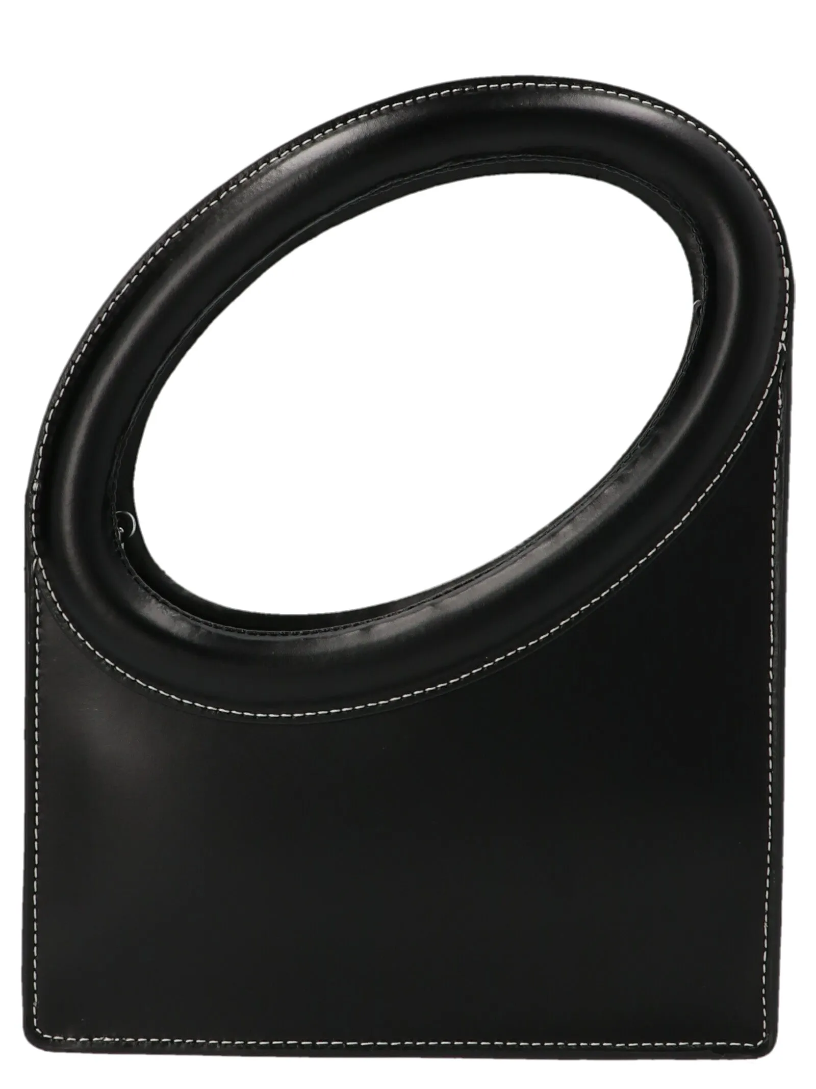 Staud Limone Logo Embossed Tote Bag