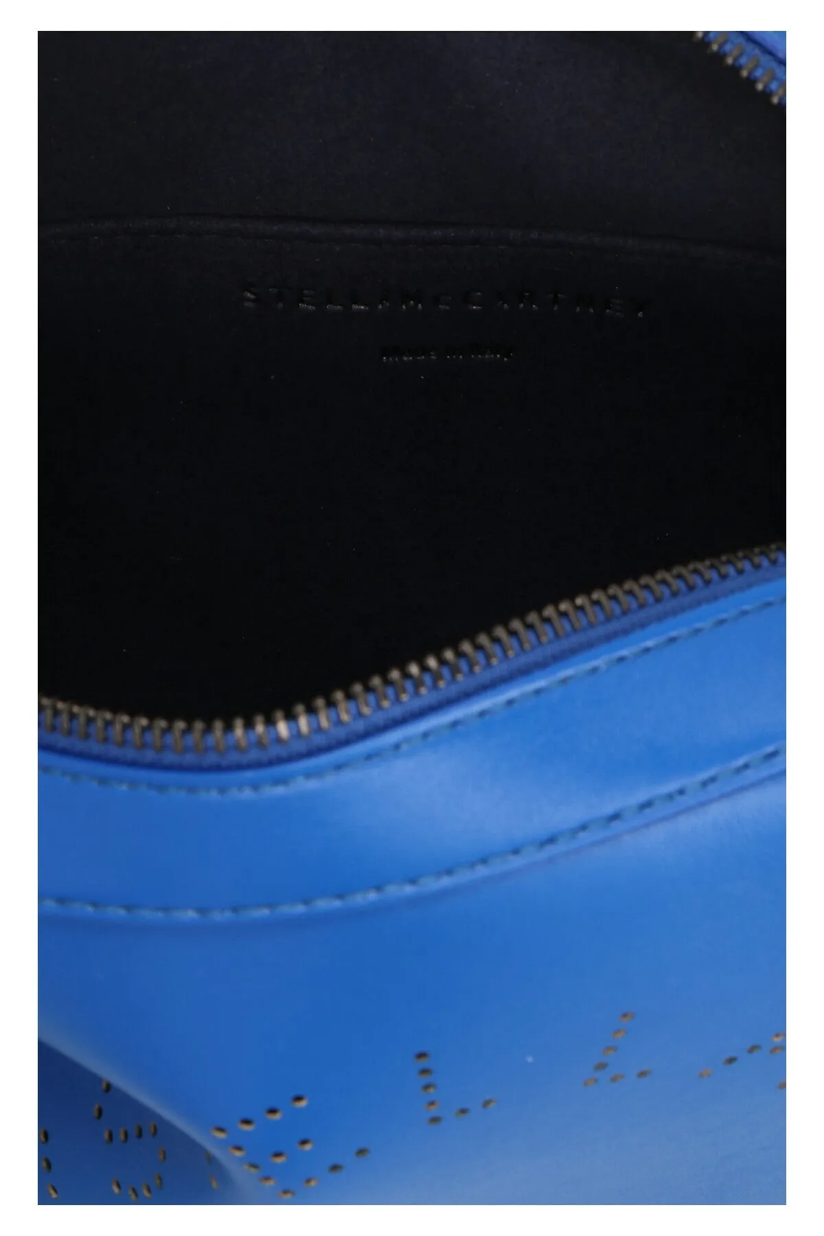 Stella McCartney Logo Perforated Mini Camera Bag