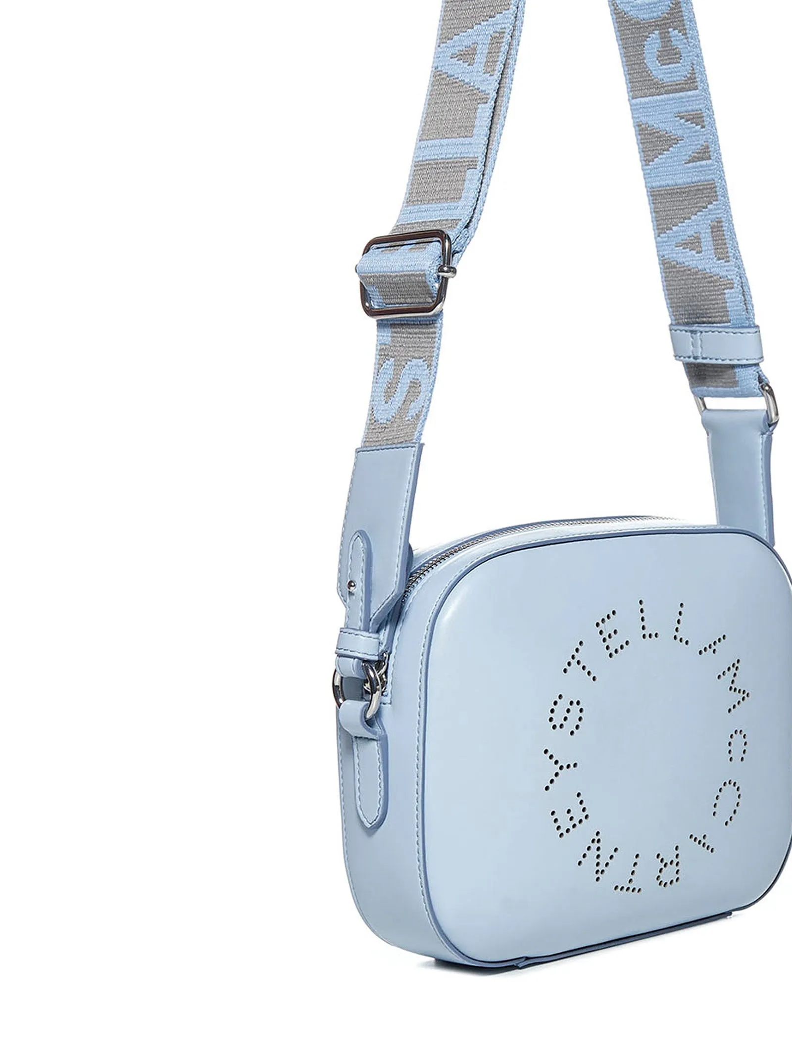 Stella McCartney Logo Perforated Mini Camera Bag