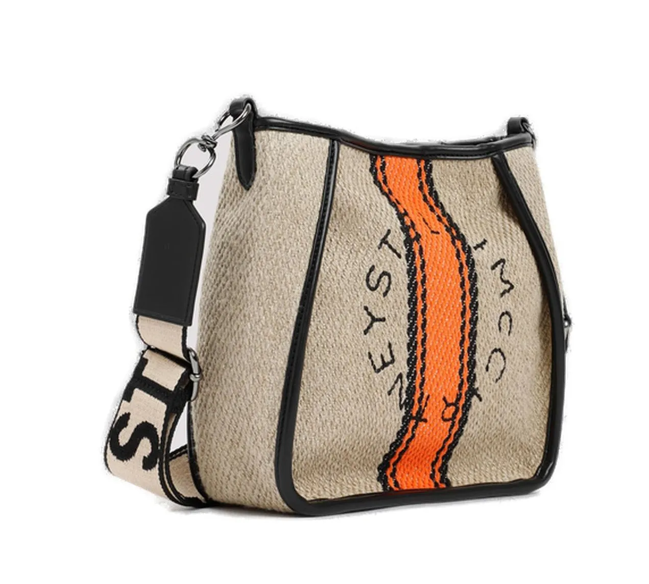 Stella McCartney Logo Printed Mini Crossbody Bag