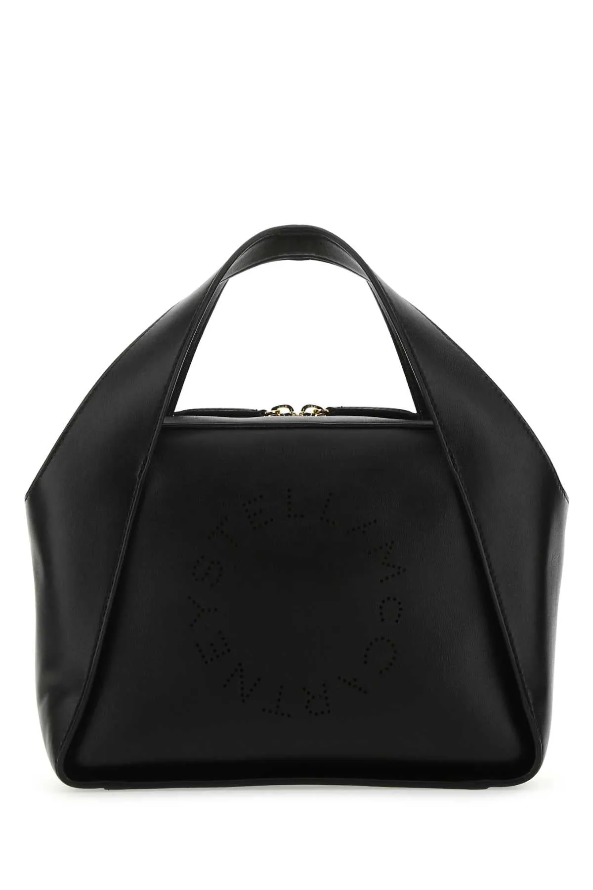 Stella McCartney Medium Logo Perforated Crossbody Bag