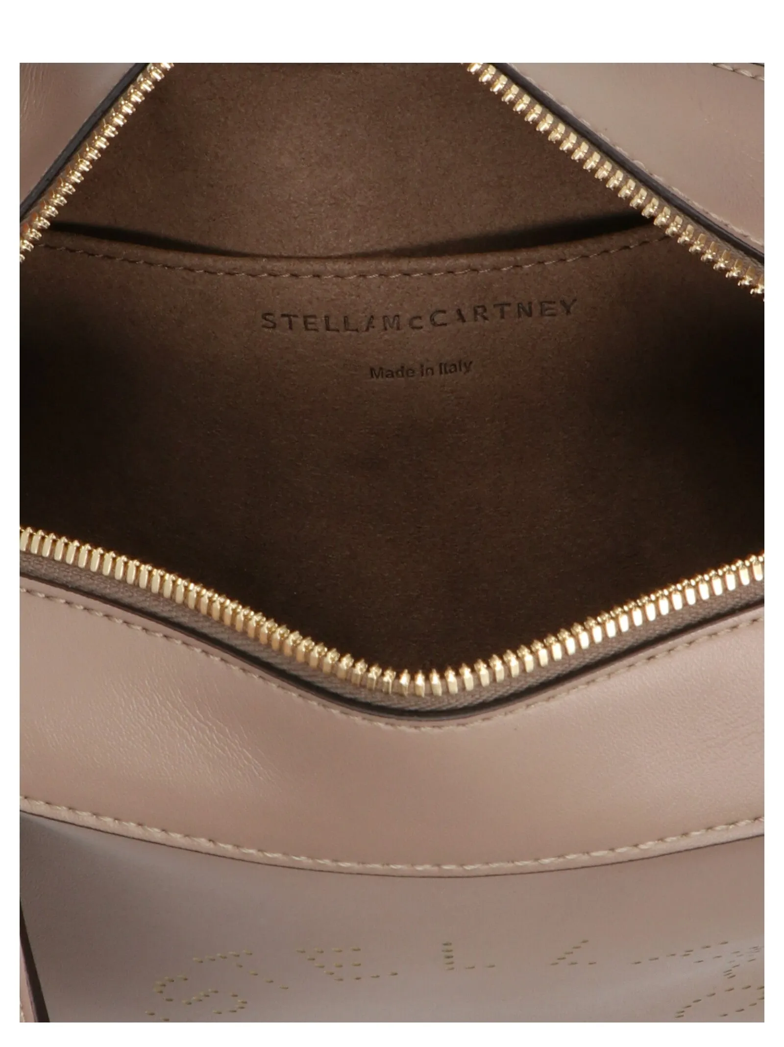 Stella McCartney Mini Logo Perforated Crossbody Bag