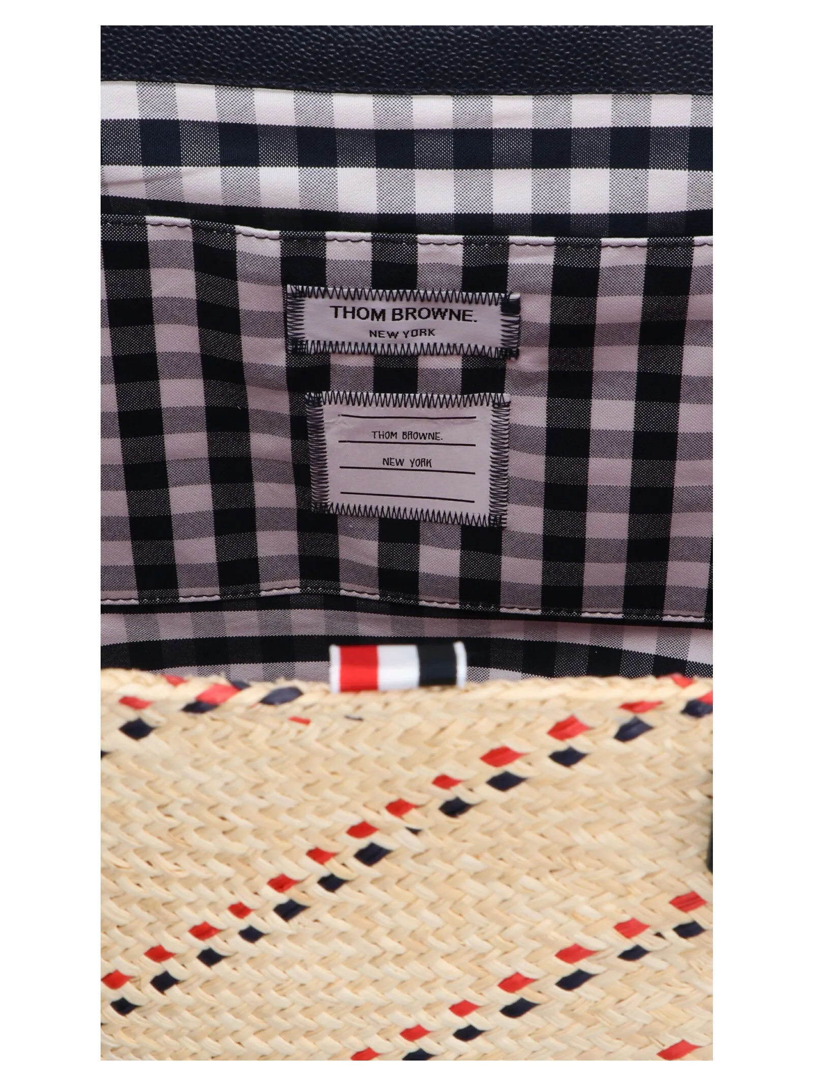 Thom Browne RWB-Stripe Top Handle Bag