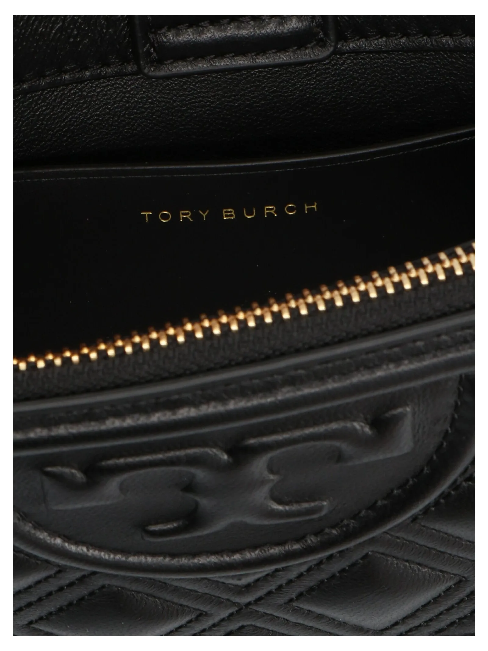 Tory Burch Fleming Logo Embossed Mini Crossbody Bag