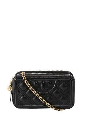 Tory Burch Fleming Logo Embossed Mini Crossbody Bag