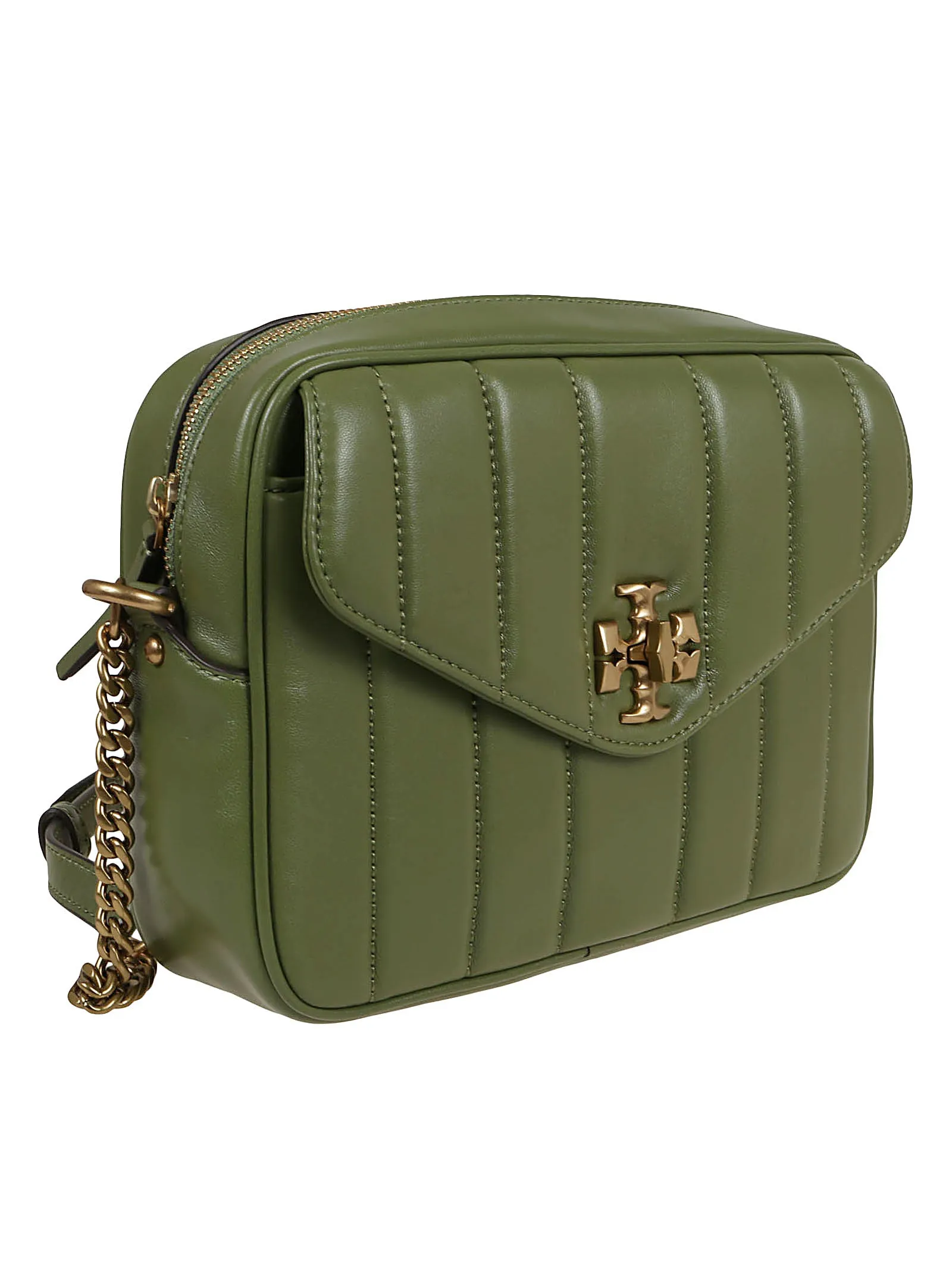 Tory Burch Kira Quilted Logo Plaque Camera Bag