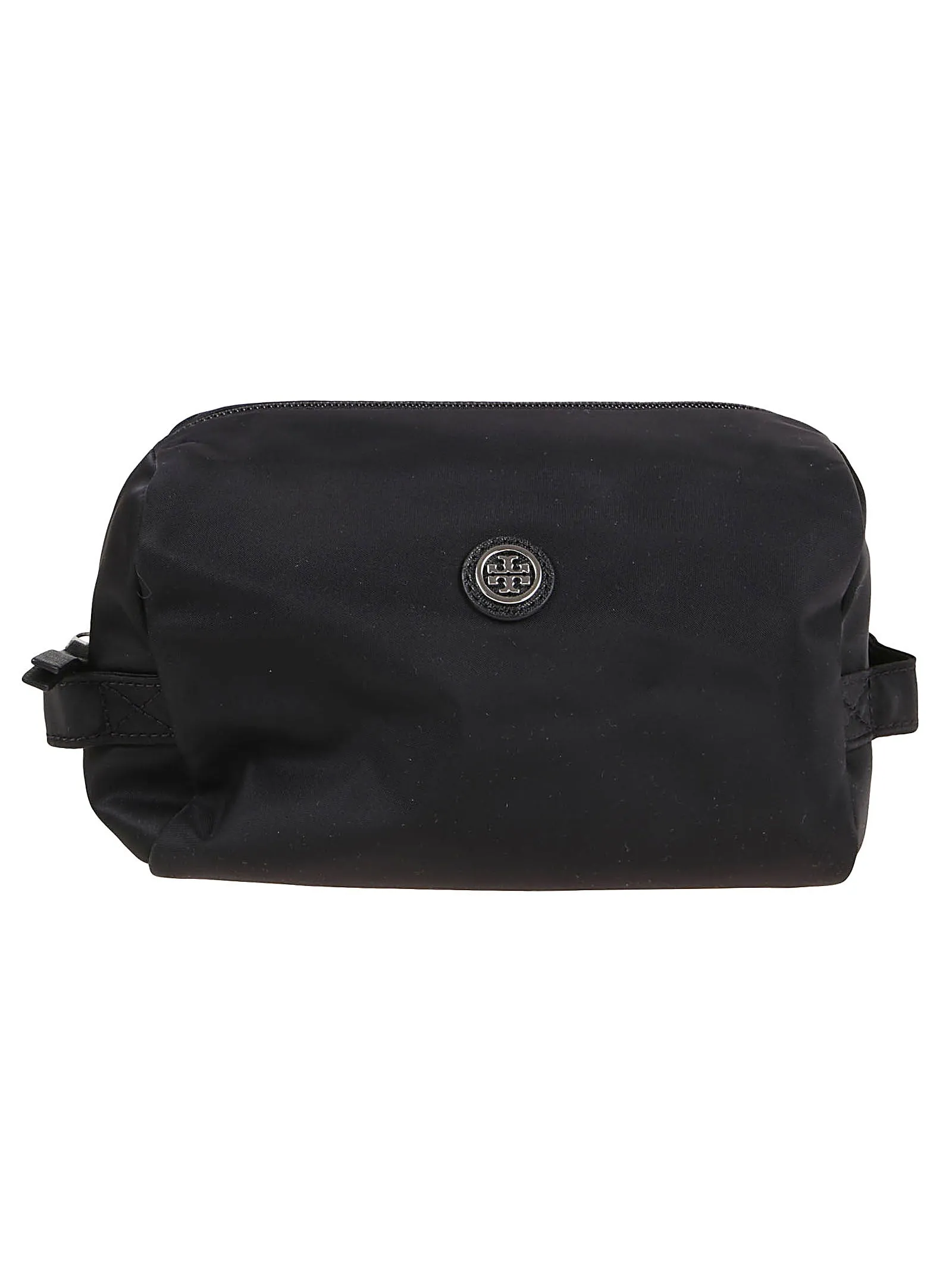Tory Burch Logo Plaque Large Cosmetic Bag