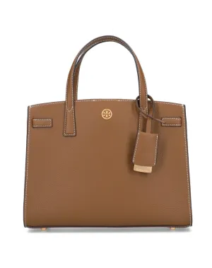 Tory Burch Walker Logo Plaque Small Tote Bag