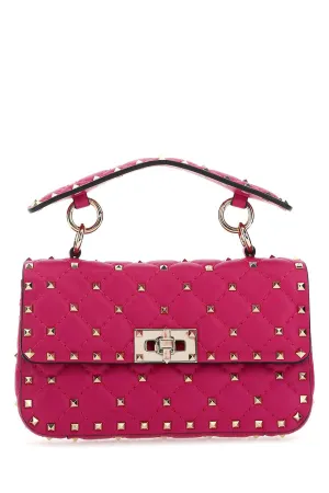 Valentino Garavani Rockstud Spike Foldover Top Shoulder Bag
