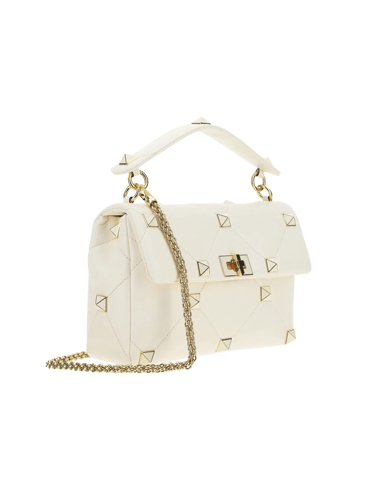 Valentino Garavani Roman Stud Quilted Shoulder Bag