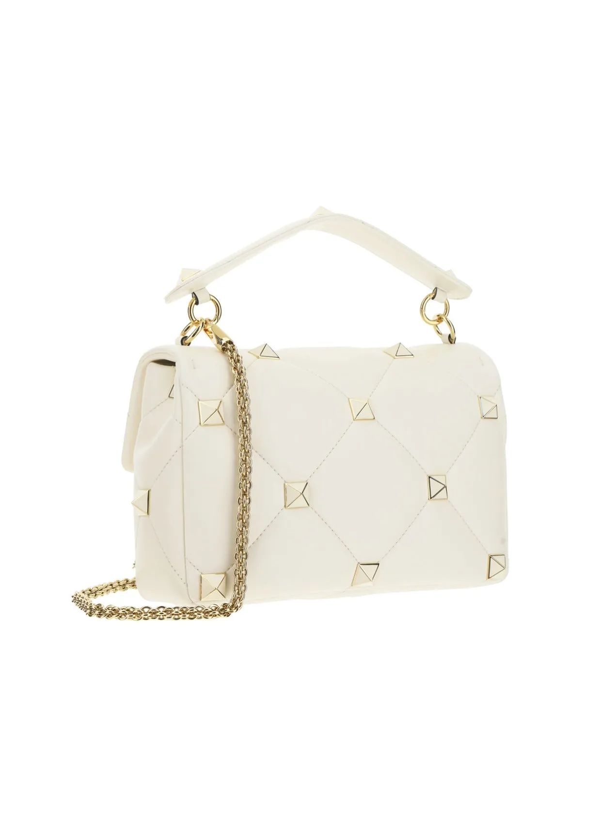 Valentino Garavani Roman Stud Quilted Shoulder Bag