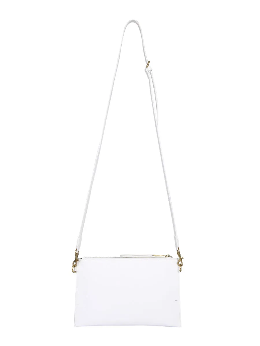 Versace Jeans Couture Logo-Lettering Zipped Crossbody Bag