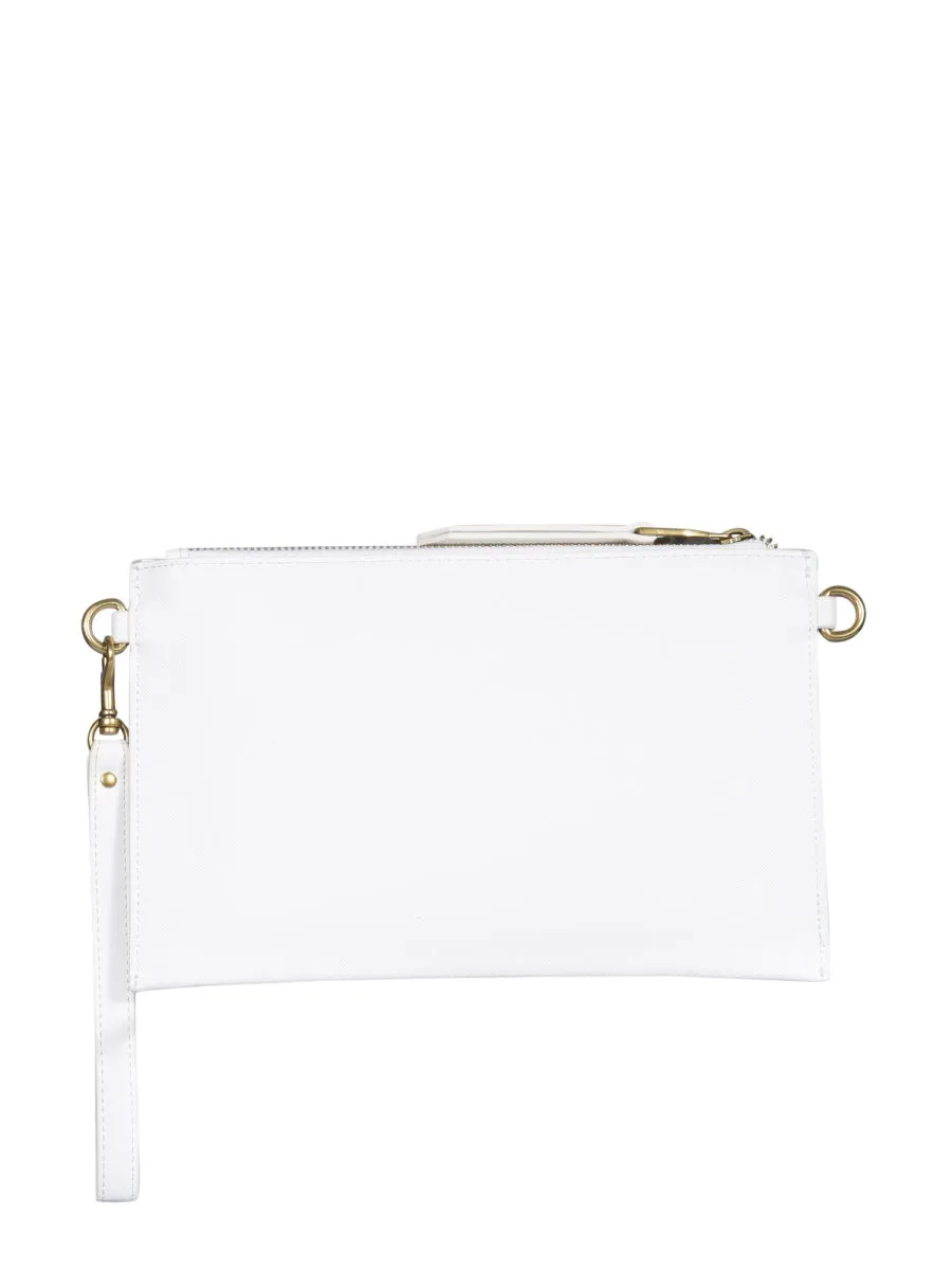 Versace Jeans Couture Logo-Lettering Zipped Crossbody Bag