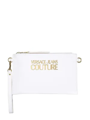 Versace Jeans Couture Logo-Lettering Zipped Crossbody Bag