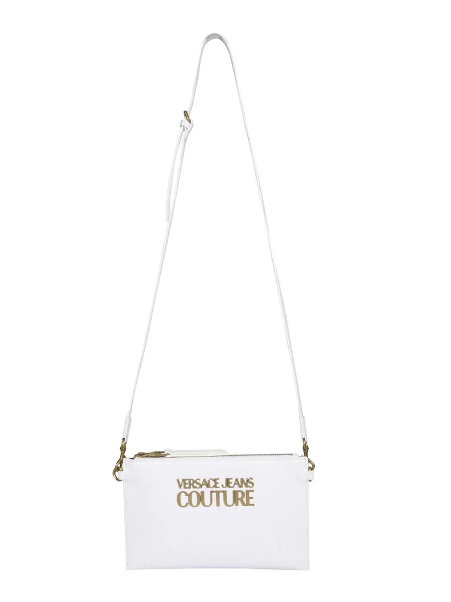 Versace Jeans Couture Logo-Lettering Zipped Crossbody Bag